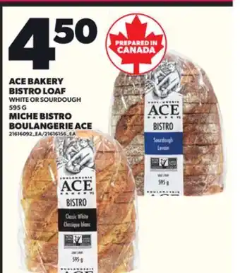 Independent City Market ACE BAKERY BISTRO LOAF, 595G or MICHE BISTRO BOULANGERIE ACE offer
