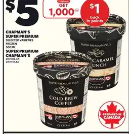 Independent City Market CHAPMAN'S SUPER PREMIUM, 500 ML offer