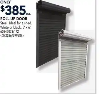 RONA ROLL-UP DOOR offer
