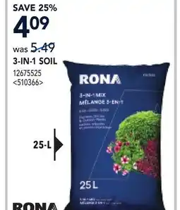 RONA RONA 3-in-1 SOIL offer