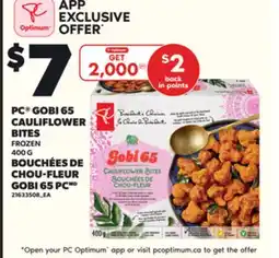 Independent City Market BOUCHÉES DE CHOU-FLEUR GOBI 65 PCMD offer