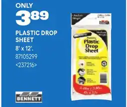 RONA BENNETT Plastic Drop Sheet offer