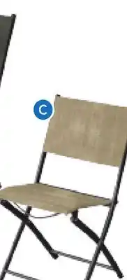 RONA FOLDABLE TAN CHAIR offer