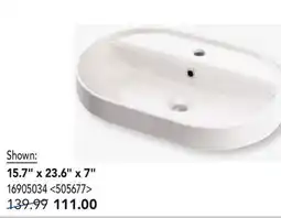 RONA Bathroom Sinks offer