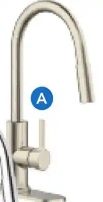 RONA LANDON & CO. MABELA PULL-DOWN KITCHEN FAUCETS BRUSHED NICKEL FINISH offer