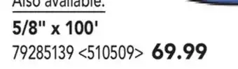 RONA GARDEN HOSE 5/8 x 100' offer