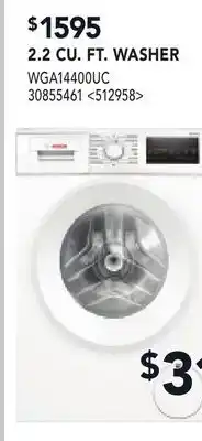 RONA BOSCH 22 CU.FT.WASHER offer