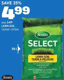 RONA SCOTTS LAWN SOIL offer