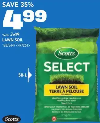 RONA SCOTTS LAWN SOIL offer