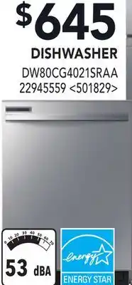 RONA SAMSUNG DISHWASHER offer