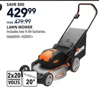 RONA WORX LAWN MOWER offer
