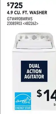RONA GE 4.9 CU.FT. WASHER offer