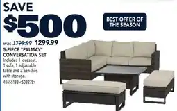 RONA 5-Piece Palmay Conversation Set offer