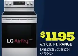RONA LG 6.3 CU. FT. RANGE offer