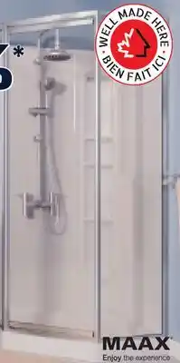 RONA MAAX ATLANTIC KIT 38 X 38 SHOWER DOOR AND BASE offer