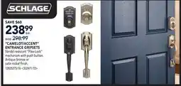 RONA SCHLAGE CAMELOT/ACCENT ENTRANCE GRIPSETS offer