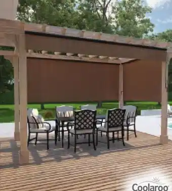 RONA COOLAROO OUTDOOR ROLLER SHADE 8' x 6' offer