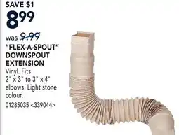 RONA EURAMAX FLEX-A-SPOUT DOWNSPOUT EXTENSION offer