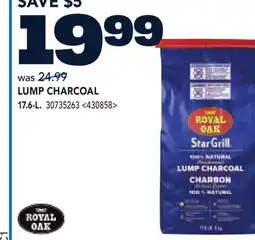 RONA ROYAL OAK LUMP CHARCOAL offer