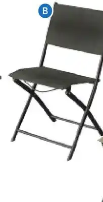RONA FOLDABLE GRAY CHAIR offer