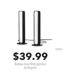 GameStop BioGlow Smart RGB Light Bars by Biogenik offer