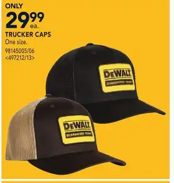 RONA TRUCKER CAPS offer