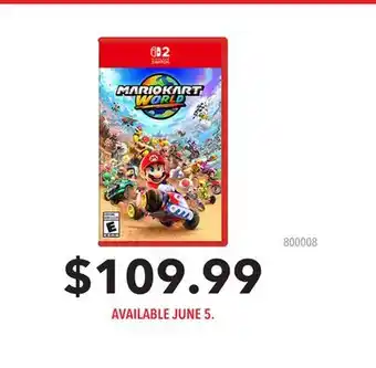 GameStop MARIOKART WORLD offer