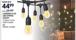 RONA LANDON & CO. LED STRING LIGHTS 24' offer