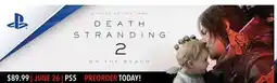 GameStop DEATH STRANDING 2 offer