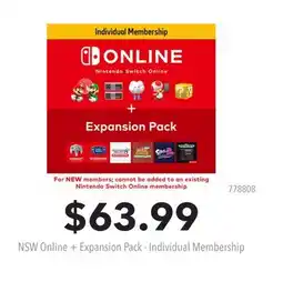 GameStop NSW Online + Expansion Pack - Individual Membership offer