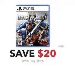 GameStop SPACE MARINE offer