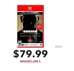 GameStop HITMAN WORD OF ASSASSINATIONS offer