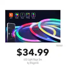 GameStop LED Light Rope 3m by Biogenik offer
