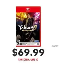 GameStop YAKUZA 0 offer