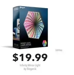 GameStop Infinity Mirror Light by Biogenik offer