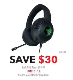 GameStop Kraken V3 X Headset by Razer offer