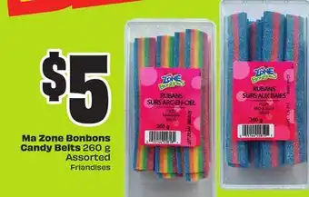 Chalo FreshCo Ma Zone Bonbons Candy Belts 260 g offer