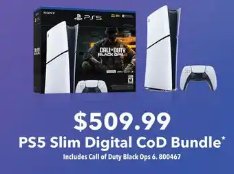 GameStop PS5 Slim Digital CoD Bundle offer