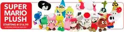 GameStop SUPER MARIO PLUSH by Little Buddy offer
