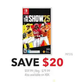 GameStop THE SHOW 25 offer