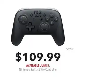 GameStop Nintendo Switch 2 Pro Controller offer