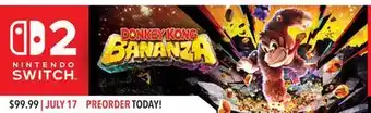 GameStop DONKEY KONG BANANZA offer