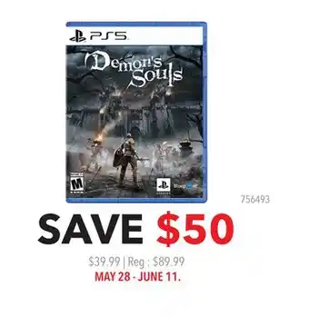 GameStop Demon's Souls offer