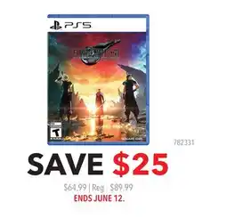 GameStop FINAL FANTASY VII offer