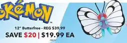 GameStop POKEMON 12 Butterfree offer