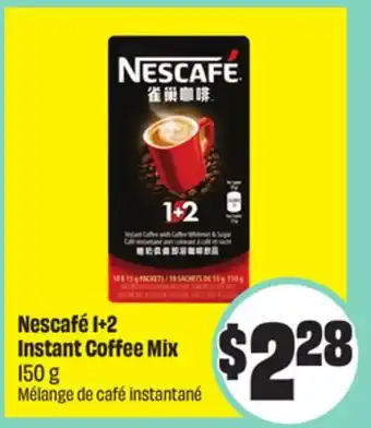 Chalo FreshCo Nescafé 1 + 2 Instant Coffee Mix 150 g offer