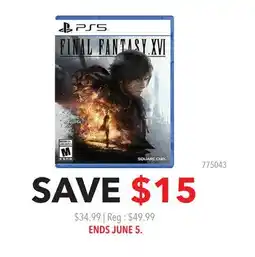 GameStop FINAL FANTASY XVI offer