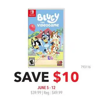 GameStop BLUEY THE VIDEOGAME offer