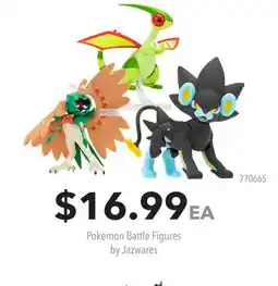 GameStop Pokemon Battle Figures by Jazwares offer