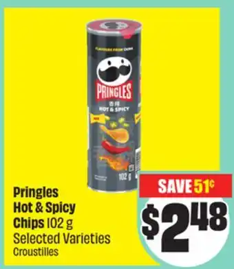Chalo FreshCo Pringles Hot & Spicy Chips 102 g Selected Varieties offer